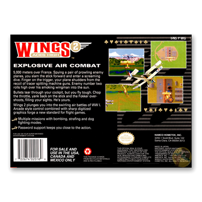 Wings 2: Aces High (Nintendo SNES)