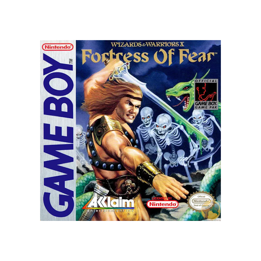 Wizards & Warriors X: Fortress of Fear (Nintendo Game Boy)