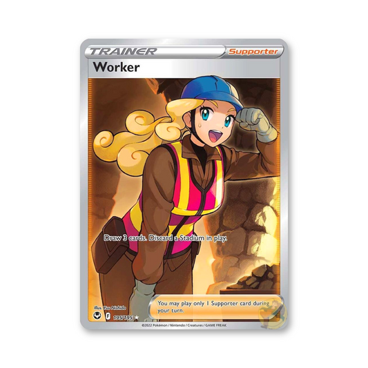 Worker (Full Art) - 195/195 (Silver Tempest)