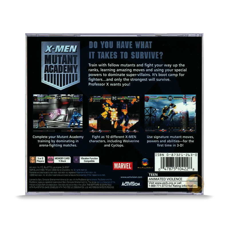 X-Men: Mutant Academy (PlayStation 1)