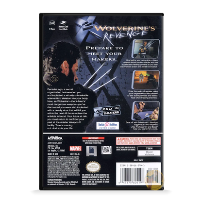 X2: Wolverine's Revenge (Nintendo GameCube)