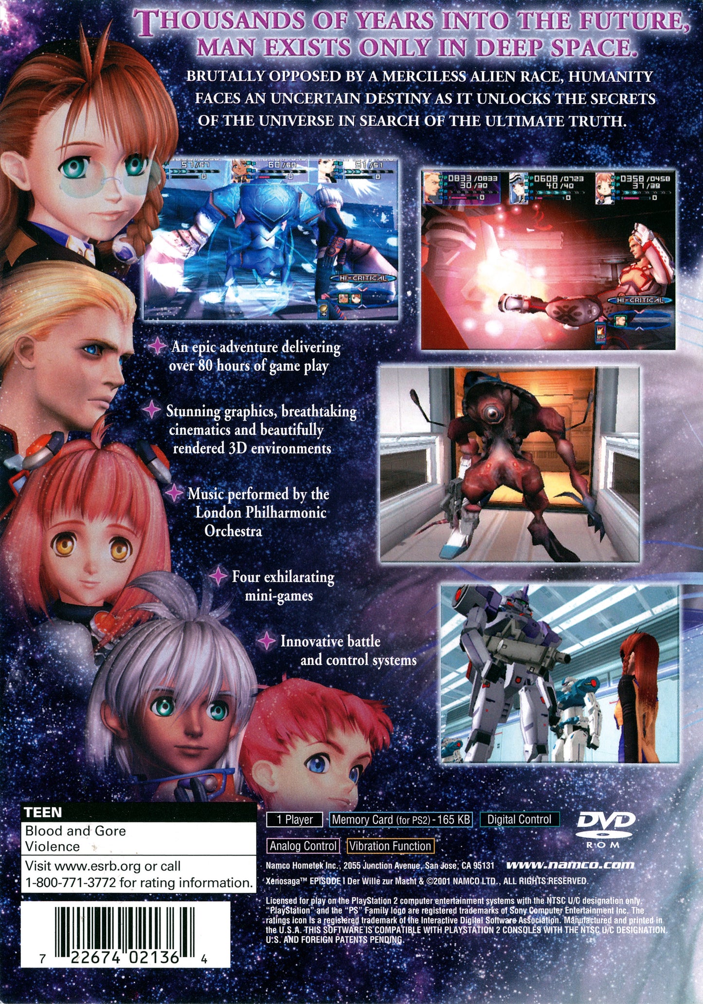 Xenosaga: Episode I - Der Wille zur Macht (PlayStation 2, 2002)