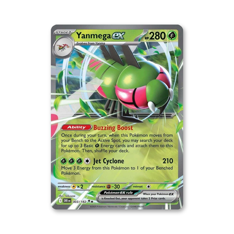 Yanmega ex - 003/182 (Destined Rivals)
