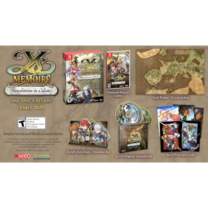 Ys Memoire: Revelations in Celceta - Day 1 Edition (Nintendo Switch)