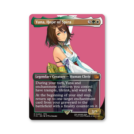 Yuna, Hope of Spira (Borderless) - 404 (Final Fantasy)