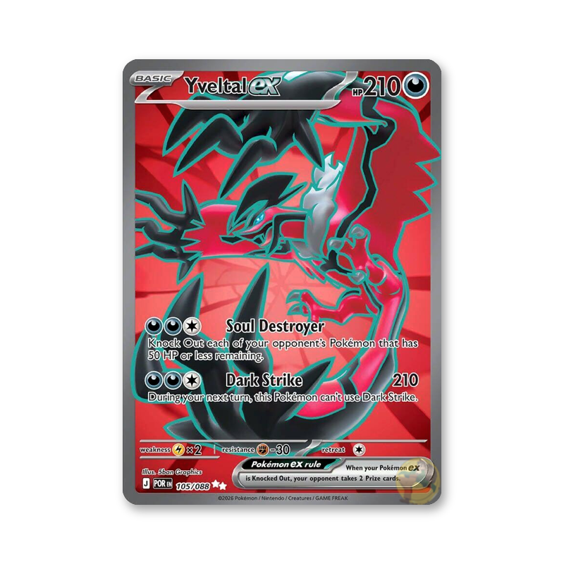 Yveltal ex - 105/088 (Perfect Order)