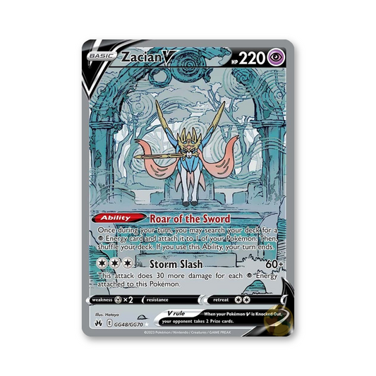 Zacian V - GG48/GG70 (Crown Zenith: Galarian Gallery)