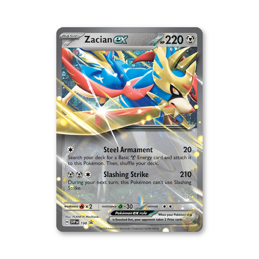 Zacian ex - 198 (Scarlet & Violet Promo Cards)