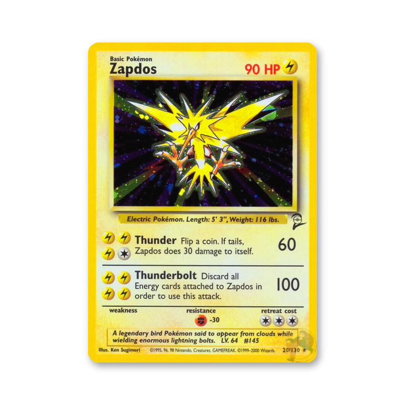 Zapdos - 20/130 (Base Set 2)