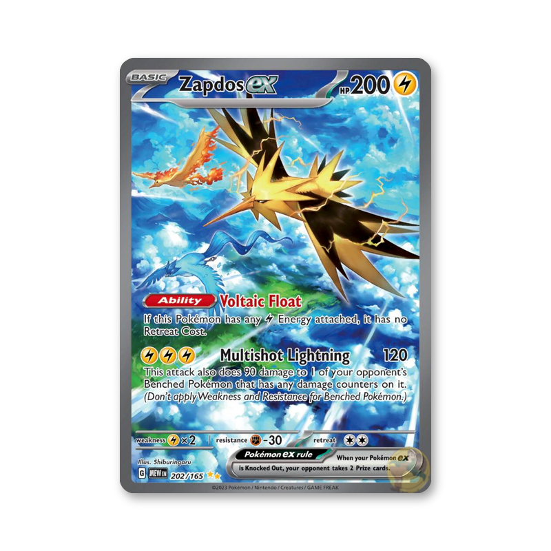 Zapdos ex - 202/165 (Scarlet & Violet 151)