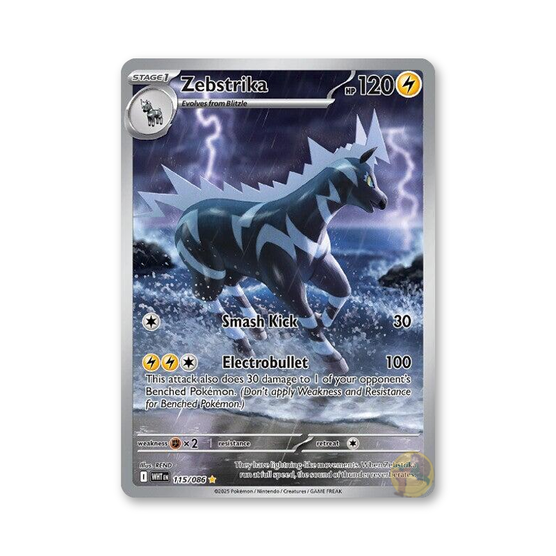 Zebstrika - 115/086 (White Flare)