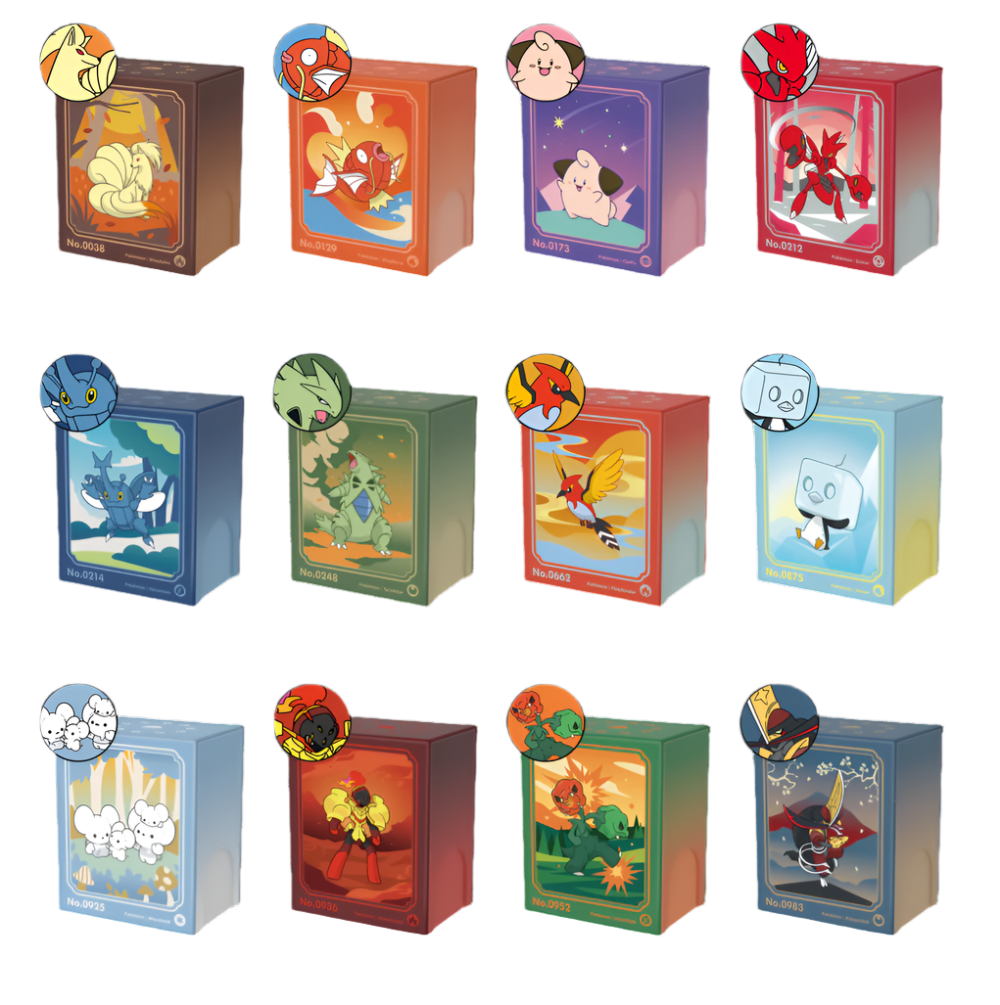 (S-Chinese) Pokémon TCG: Illustration Rare Metal Card Deck Blind Box