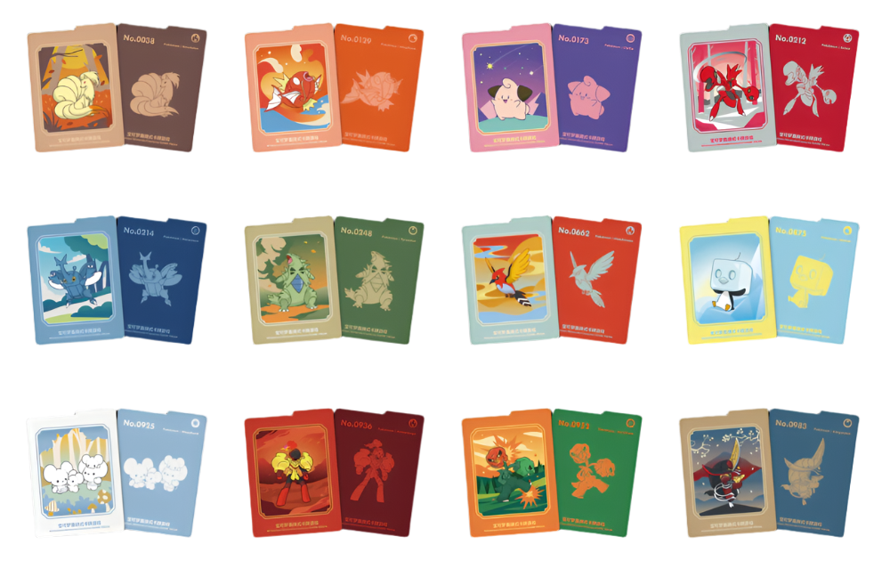(S-Chinese) Pokémon TCG: Illustration Rare Metal Card Deck Blind Box