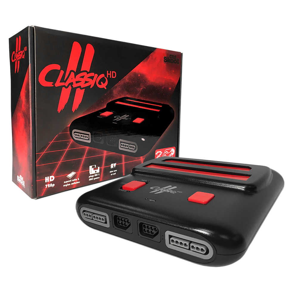 Classiq 2 HD Console - Black/Red (NES & SNES)