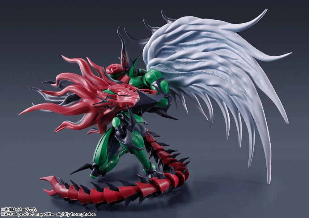 Yu-Gi-Oh! Duel Monsters GX – Elemental HERO Flame Wingman S.H.MonsterArts Figure (Bandai)