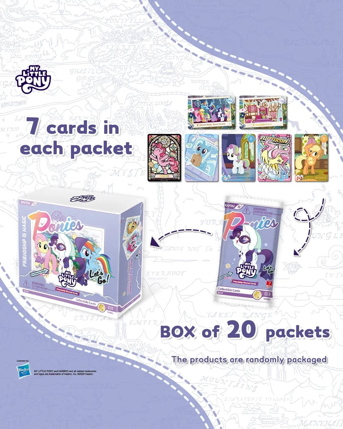 My Little Pony: Friendship Eternal Collectable Cards - Fun Moments Edition Series 3 Display Box (Kayou NA) [20 Packs]