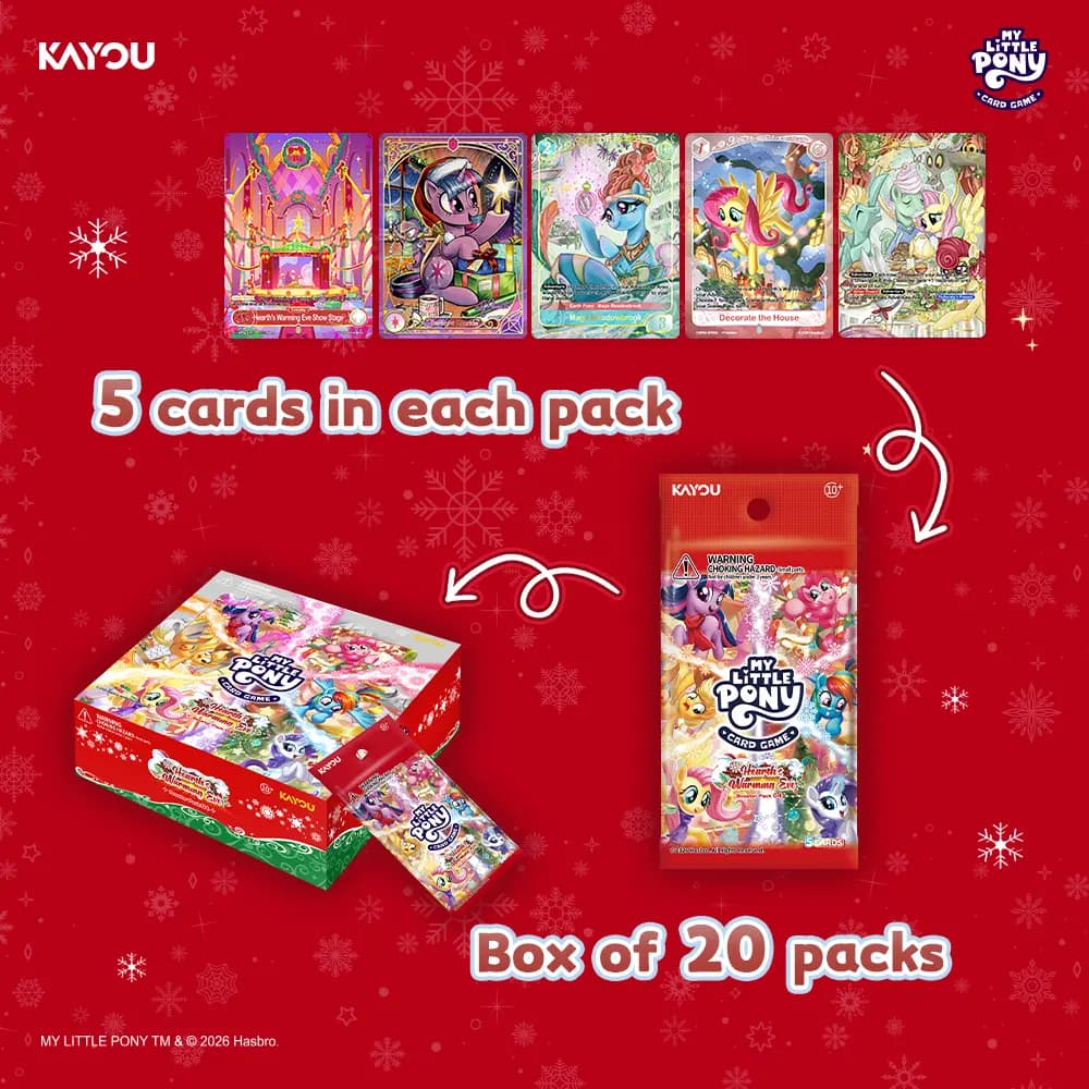 My Little Pony TCG: Hearth's Warming Eve Booster Box (Kayou NA) [PRE-ORDER]