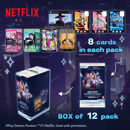 Kpop Demon Hunters: World Tour Collectible Cards - Energy Edition 001 Booster Pack (Kayou NA) [8 Cards]