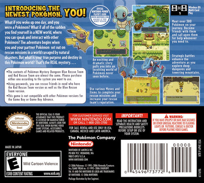 Pokémon Mystery Dungeon: Blue Rescue Team (Nintendo DS)