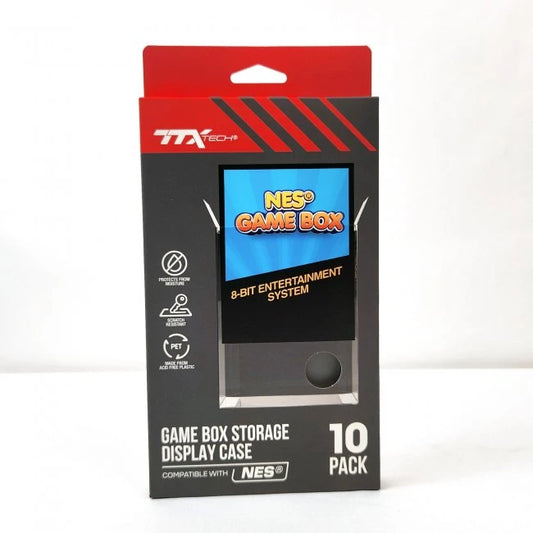 Game Box Storage Display Case for Nintendo NES [10 Pack]