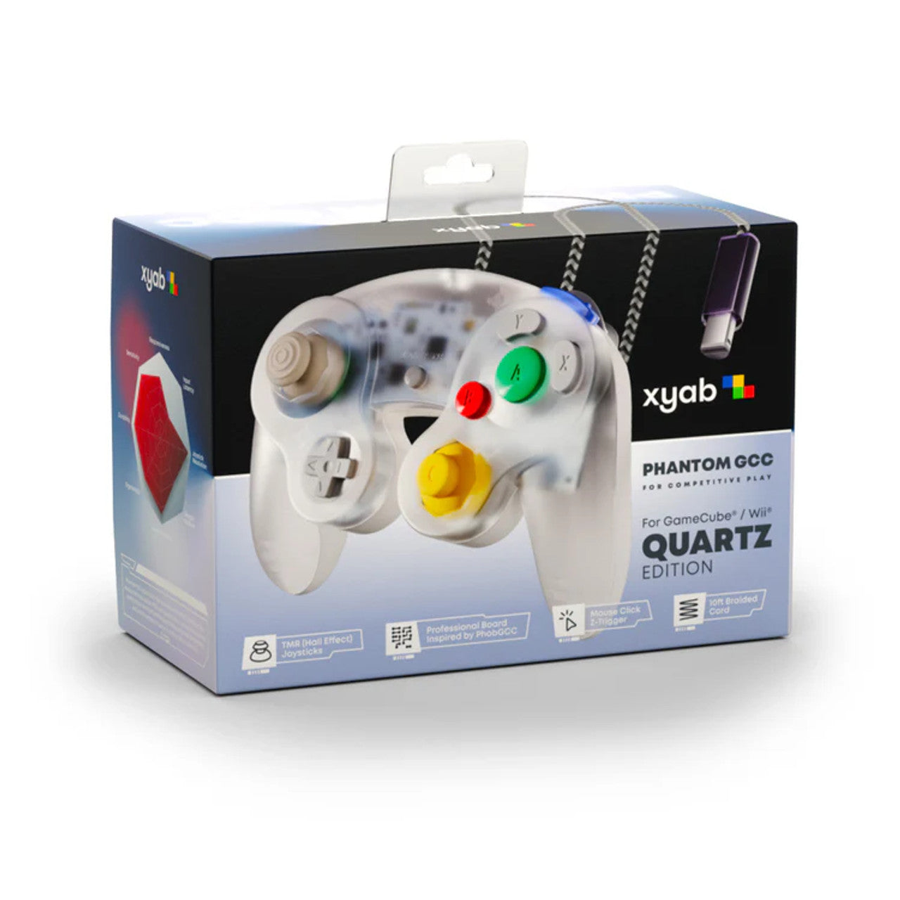 PHANTOM GCC Wired Controller for Nintendo GameCube (XYAB