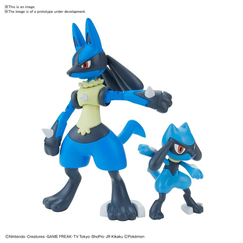 Pokémon - Riolu & Lucario Model Kit (Bandai)