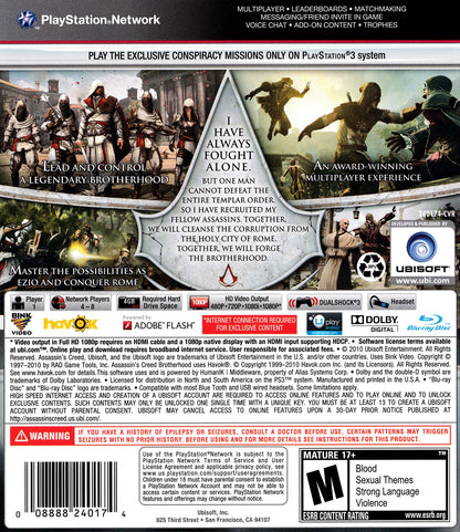 Assassin's Creed: Brotherhood (PlayStation 3)