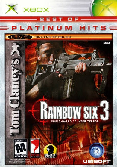 Tom Clancy's Rainbow Six 3 (Platinum Hits, Xbox, 2003)