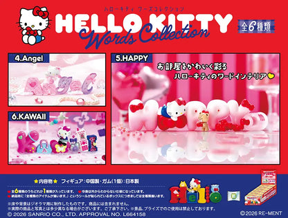 Re-Ment: Hello Kitty - Hello Kitty Words Collection (EST. April 2026 Pre-Order)