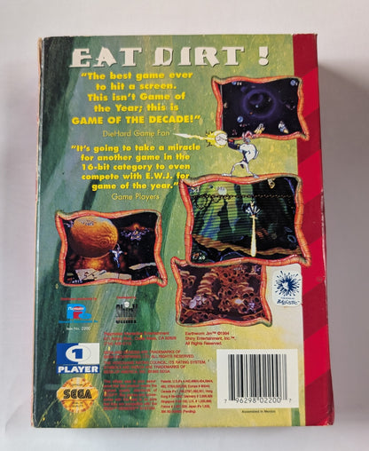 Earthworm Jim [Cardboard Box] (Sega Genesis)