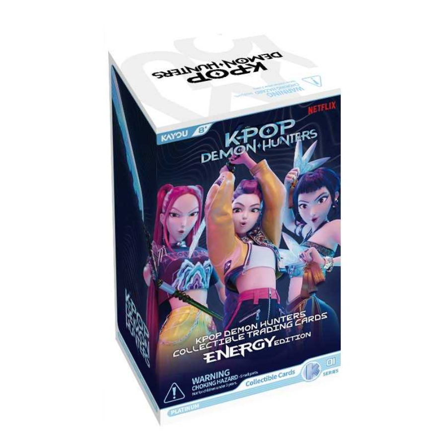 [BACK-ORDER] Kpop Demon Hunters: World Tour Collectible Cards - Energy Edition Booster Box - 001 (Kayou NA) [12 Packs]