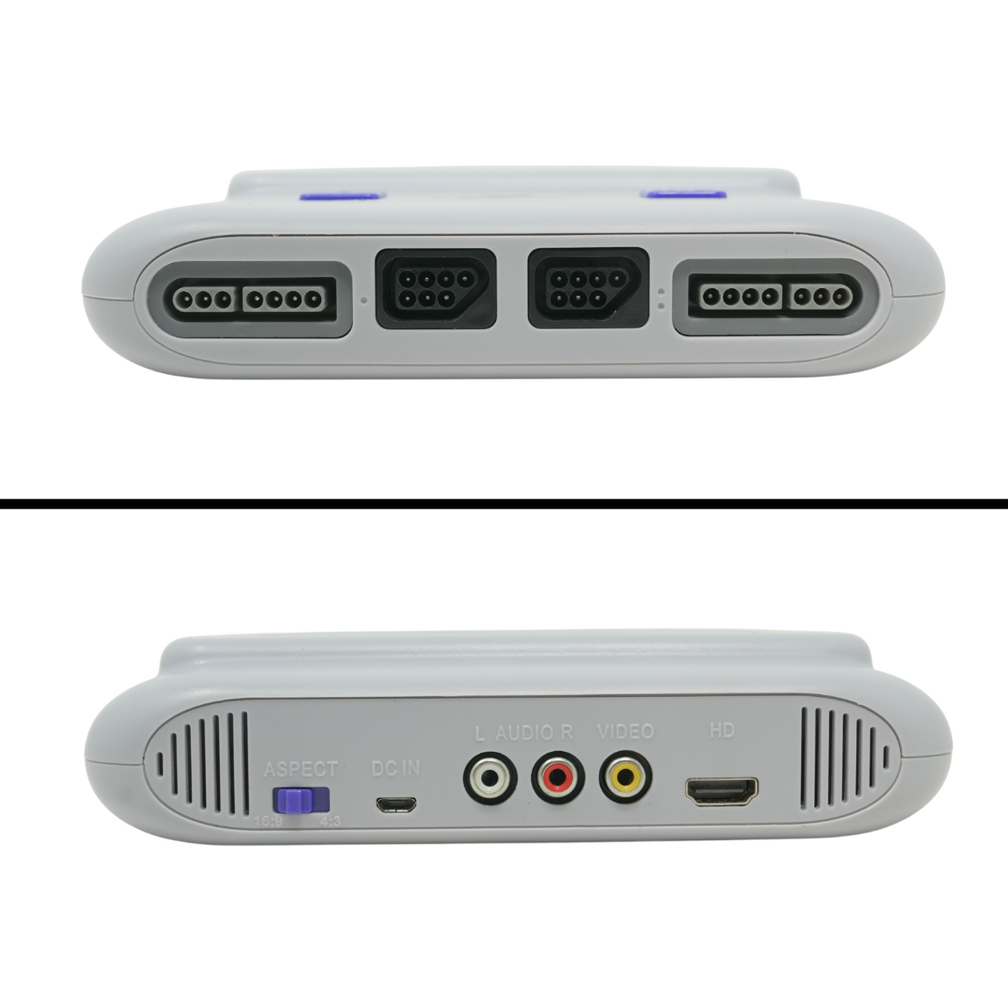 Classiq 2 HD Console - Gray/Purple (NES & SNES)