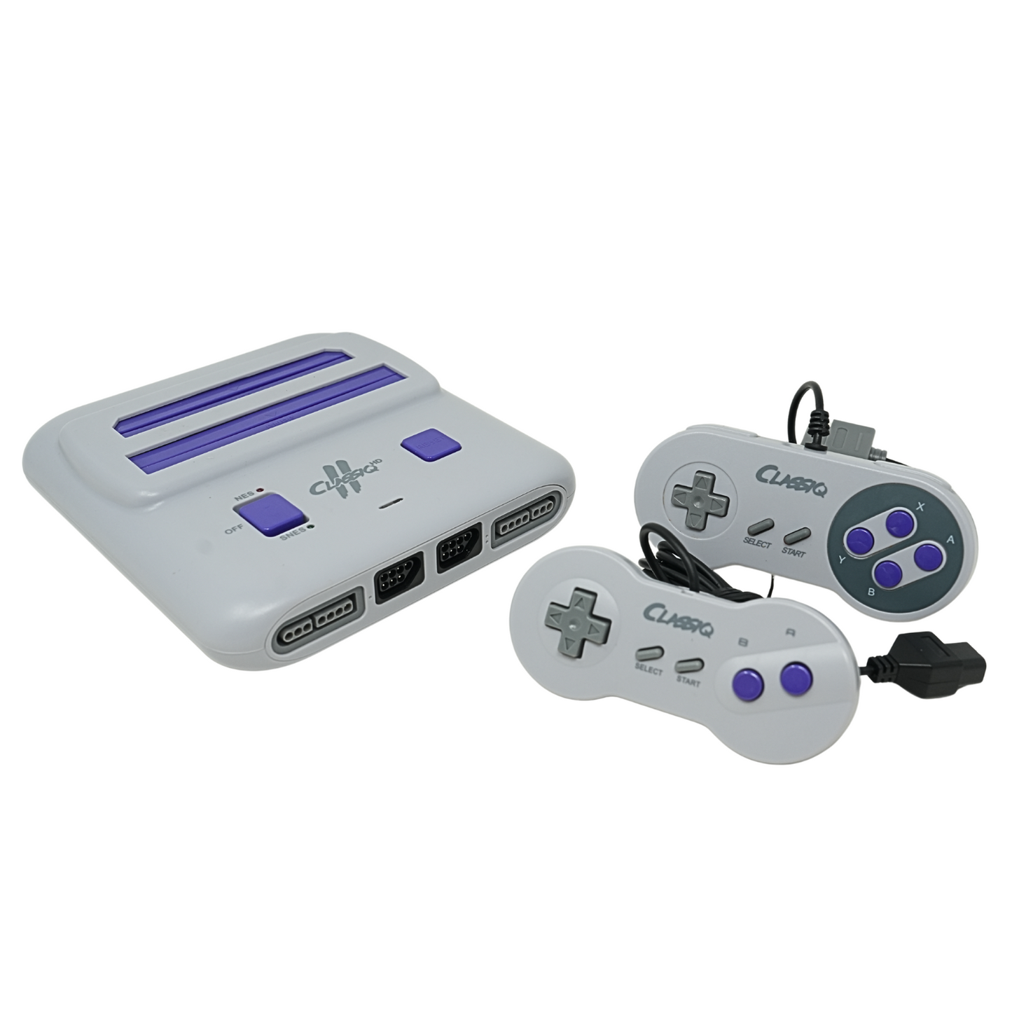 Classiq 2 HD Console - Gray/Purple (NES & SNES)