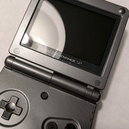 Game Boy Advance SP System - Graphite Black - AGS-101 [Backlit Display]