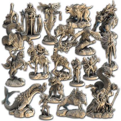 Tainted Grail: Monsters of Avalon Miniature Pack