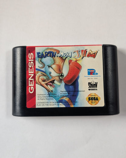 Earthworm Jim [Cardboard Box] (Sega Genesis)