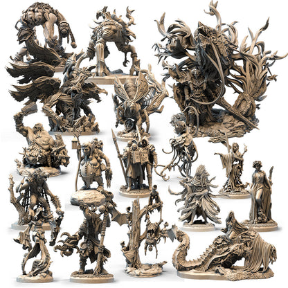 Tainted Grail: Monsters of Avalon – Past and Future Miniature Pack