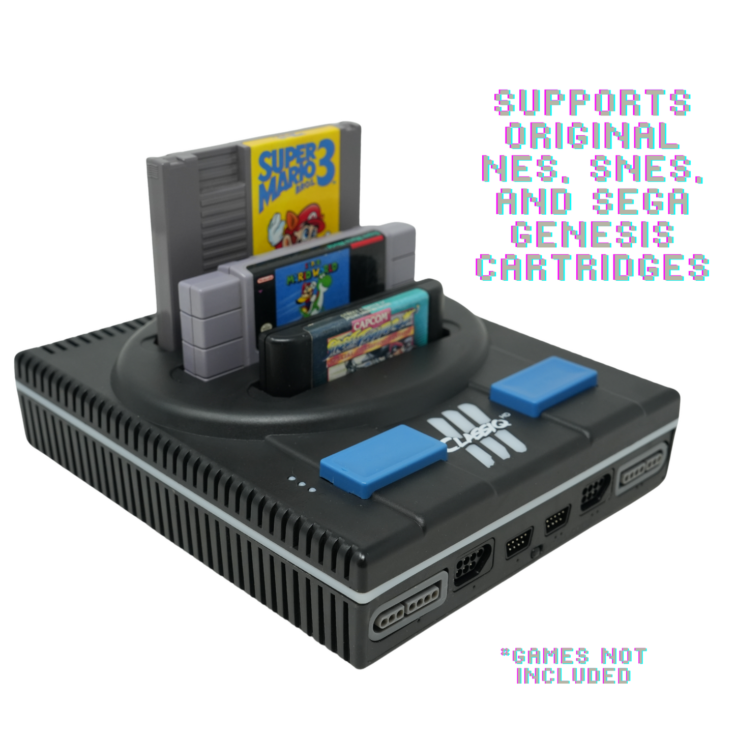 Classiq 3 HD Console - Black (NES, SNES, & Genesis)