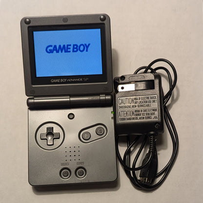 Game Boy Advance SP System - Graphite Black - AGS-101 [Backlit Display]