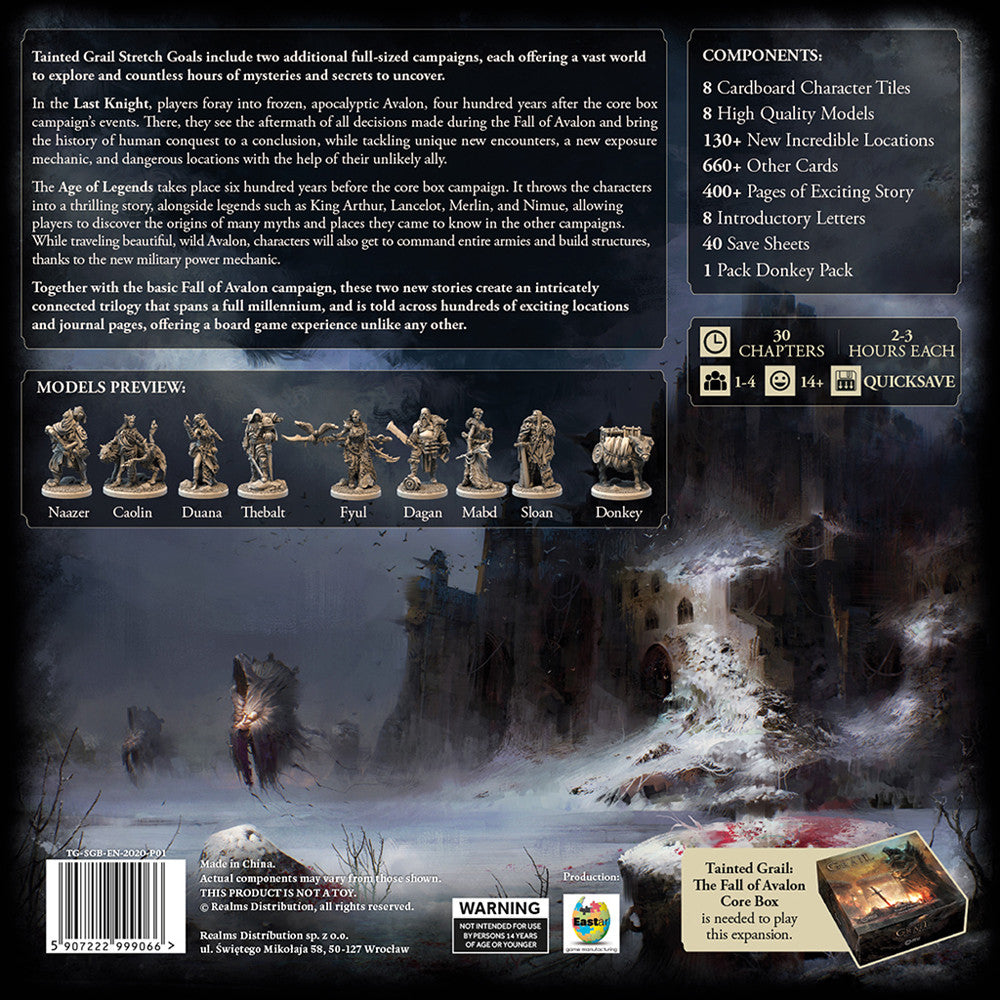 Tainted Grail - Stretch Goals: Age of Legends & Last Knight Campaigns