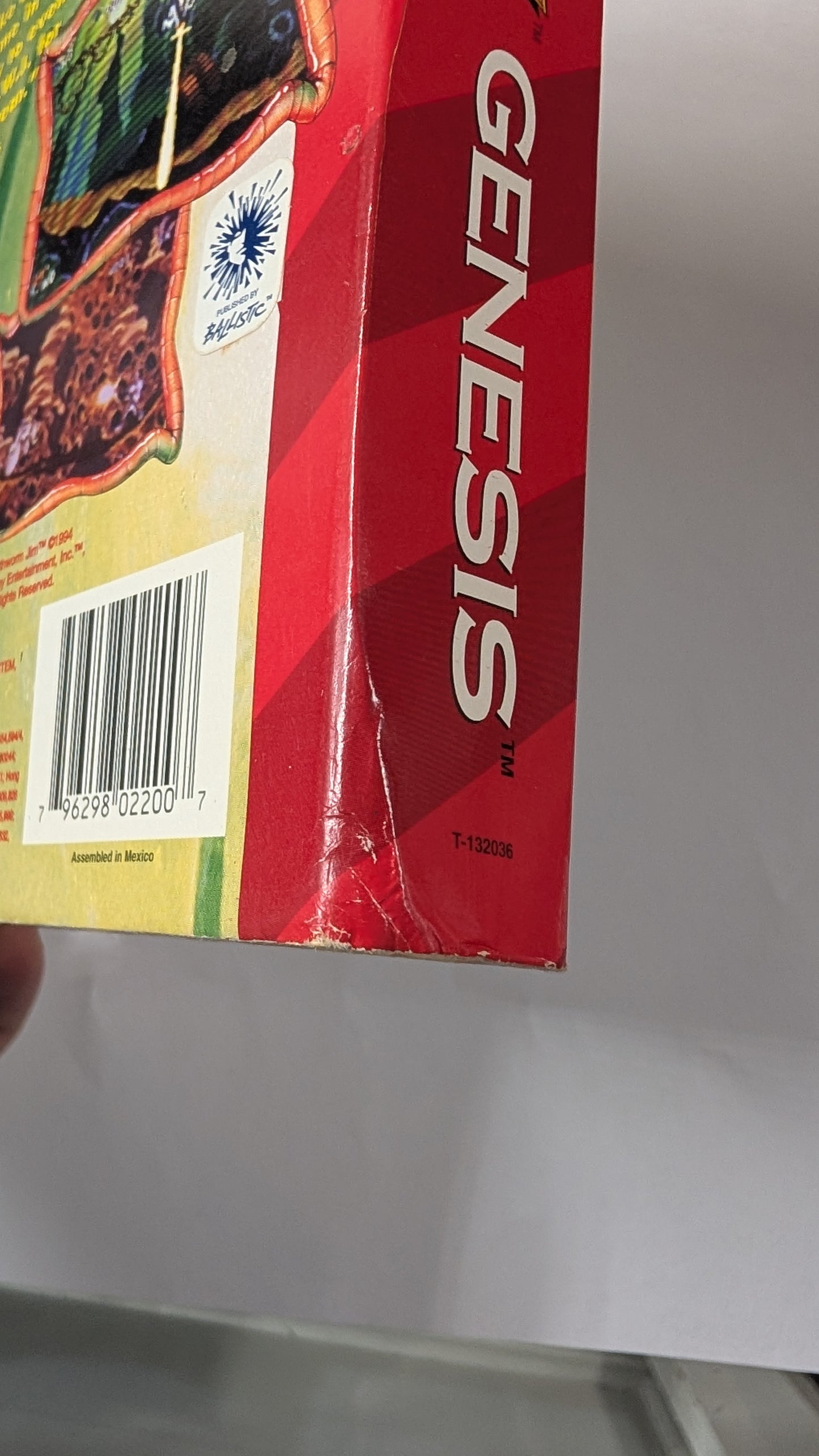 Earthworm Jim [Cardboard Box] (Sega Genesis)