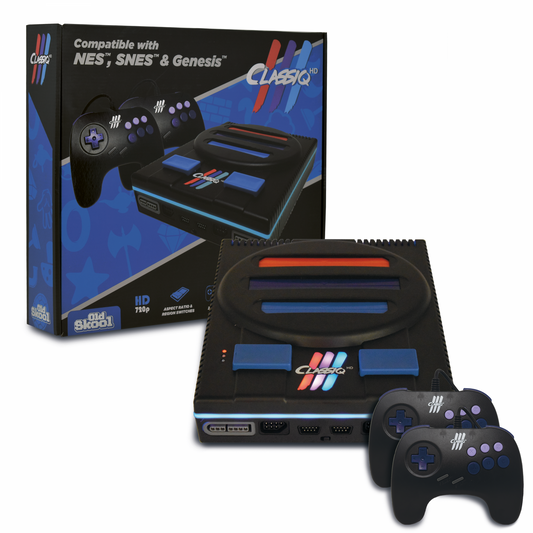 Classiq 3 HD Console - Black (NES, SNES, & Genesis)