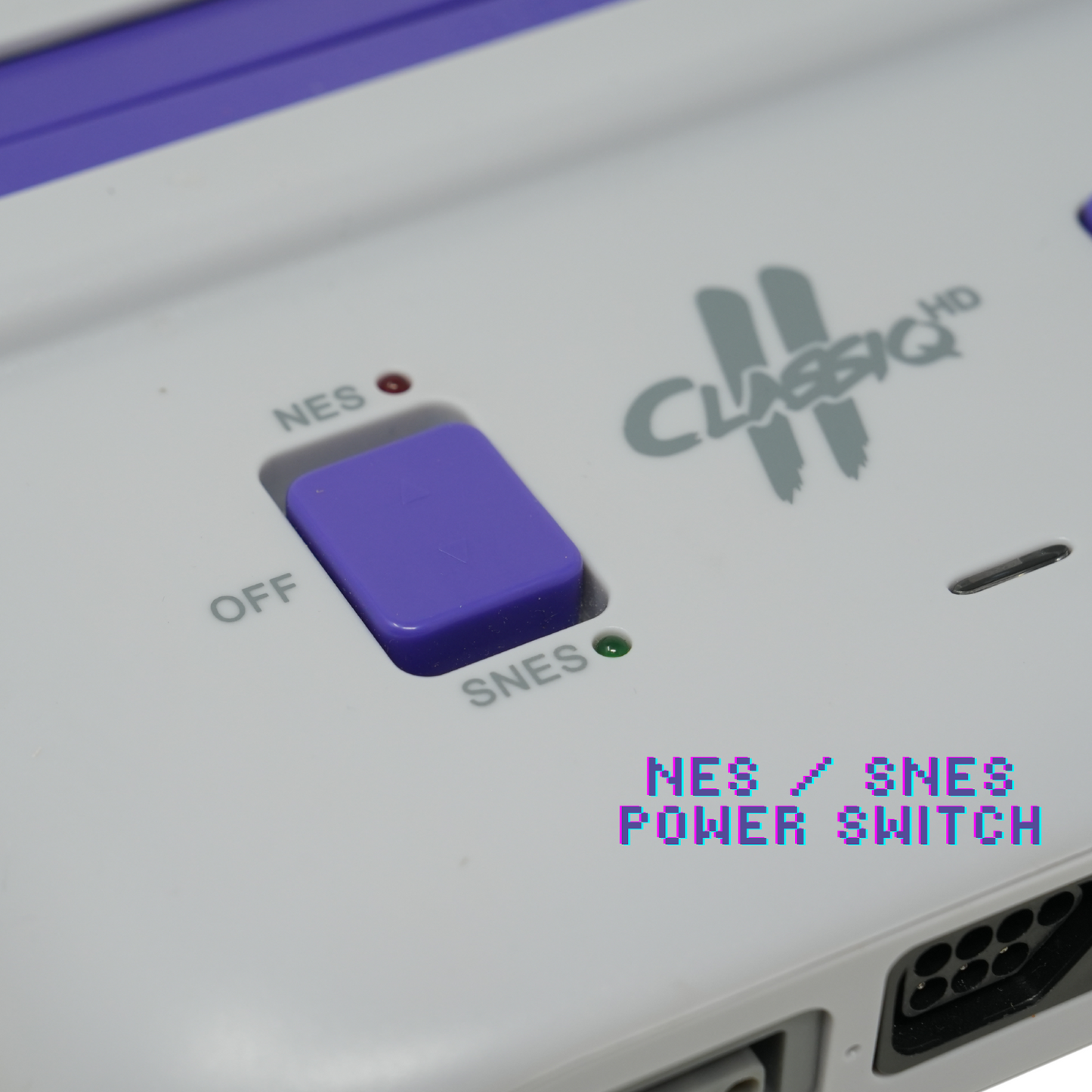 Classiq 2 HD Console - Gray/Purple (NES & SNES)