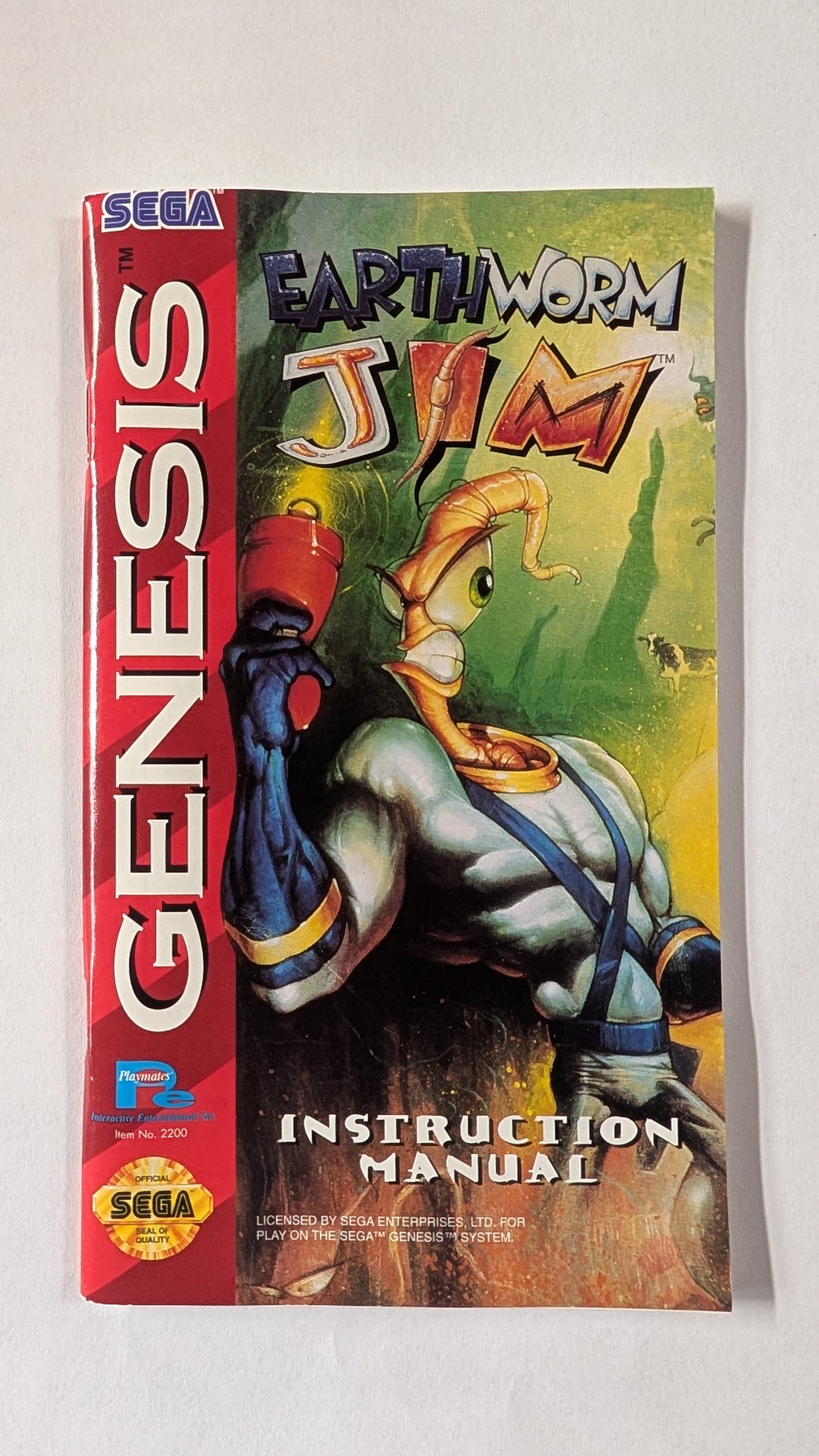 Earthworm Jim [Cardboard Box] (Sega Genesis)