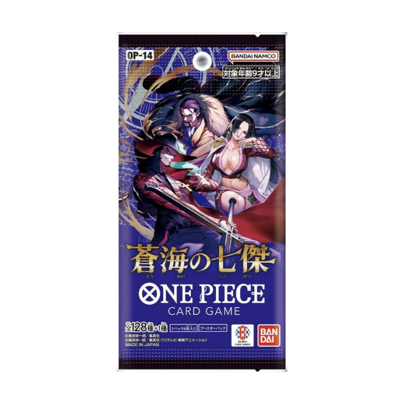 One Piece TCG: The Seven Heroes of the Blue Sea Booster Pack [OP-14] (6 Cards) (JPN)