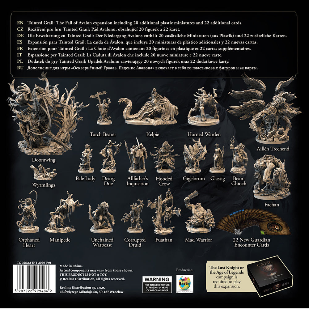 Tainted Grail: Monsters of Avalon – Past and Future Miniature Pack