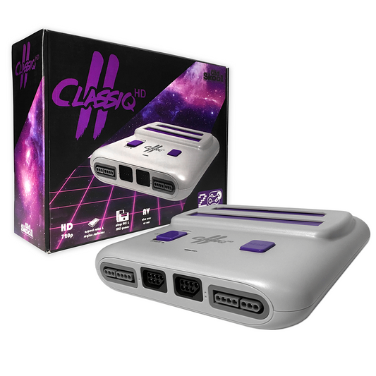 Classiq 2 HD Console - Gray/Purple (NES & SNES)