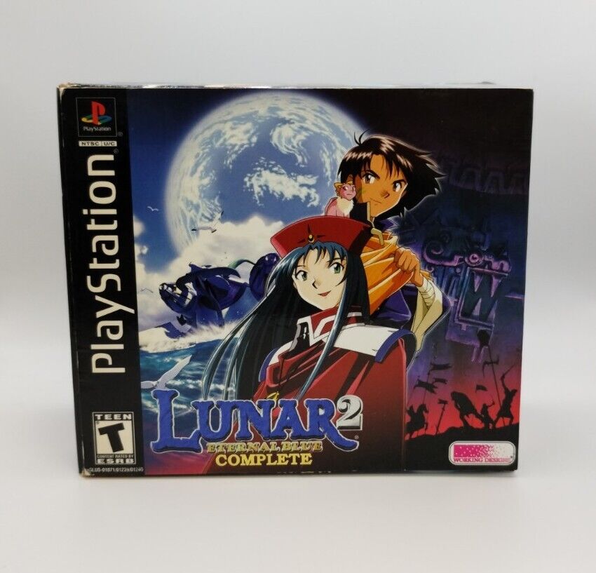 Lunar 2: Eternal Blue Complete (PlayStation 1, 2000)